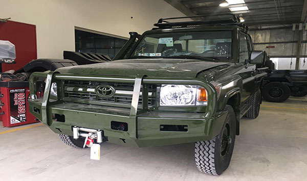 Light Patrolling Vehicle on Toyota LC79